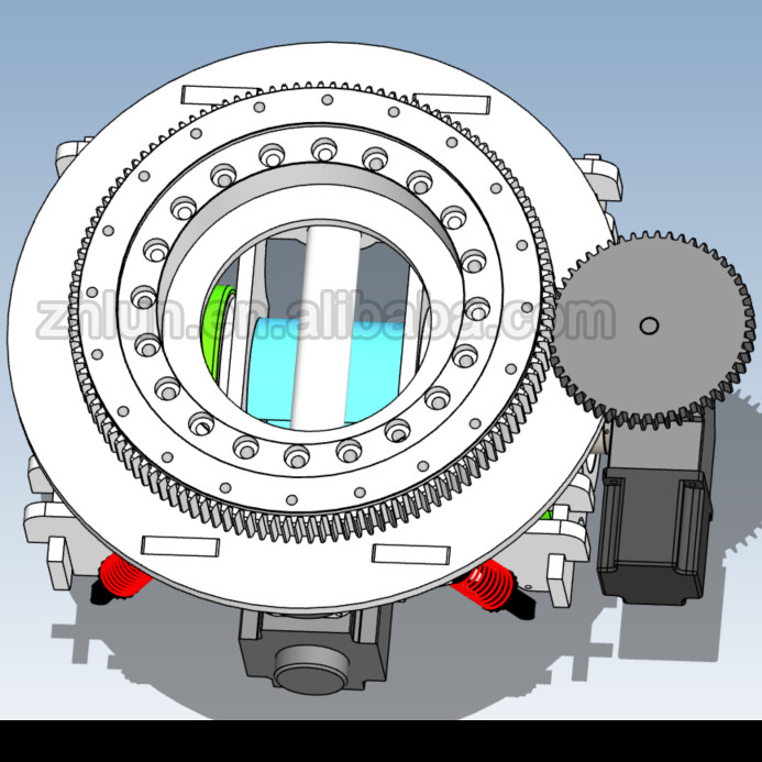 Asamblea resistente de la rueda del motor de la unidad de impulsión del AGV de ZL-484 10T DC/AC