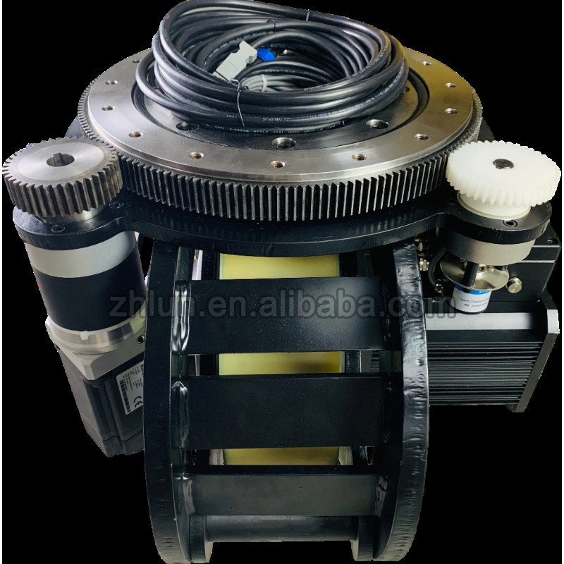 Motor de goma del eje del poliuretano eléctrico del rodillo impulsor de la carga del arreglo para requisitos particulares 2000kg